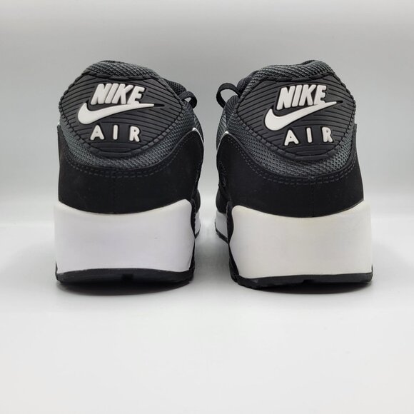 Nike Air Max 90 CN8490-002 Mens Sneakers Size 12 Black & Gray Like New - Picture 11 of 16
